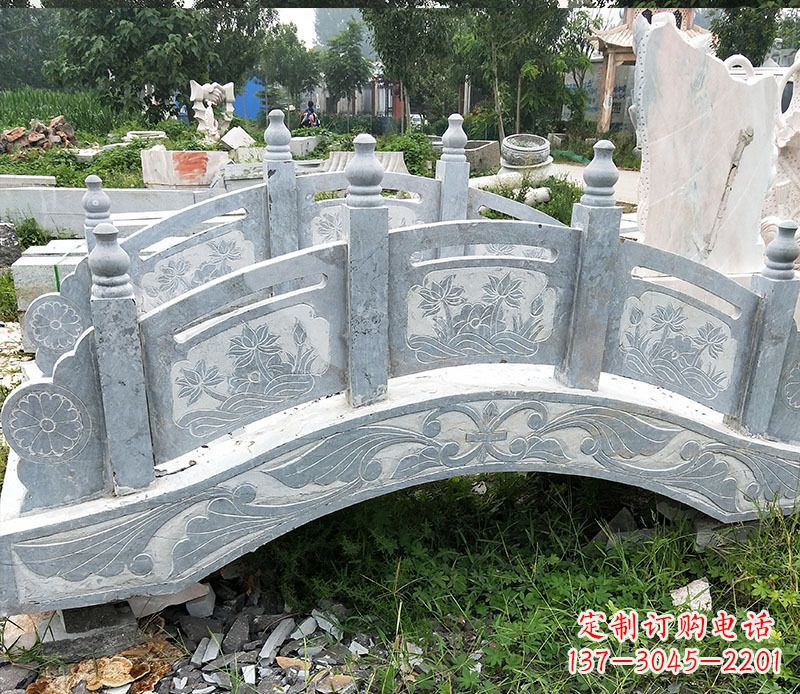广东园林仿古石拱桥景观石雕 (3)