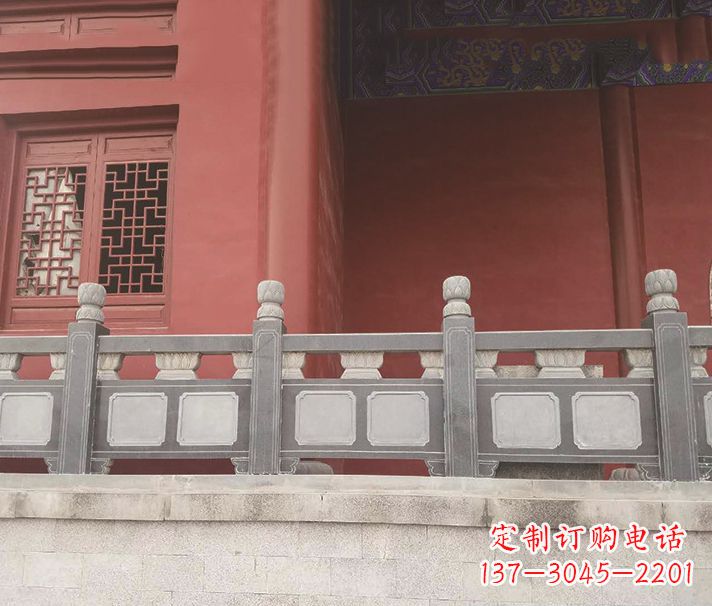 广东园林仿古石栏板景观石雕 (8)