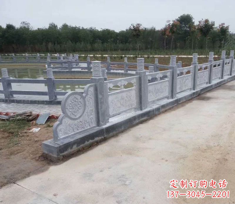 广东园林仿古石栏板景观石雕 (11)