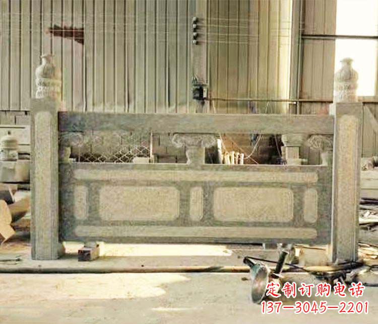 广东园林仿古石栏板景观石雕