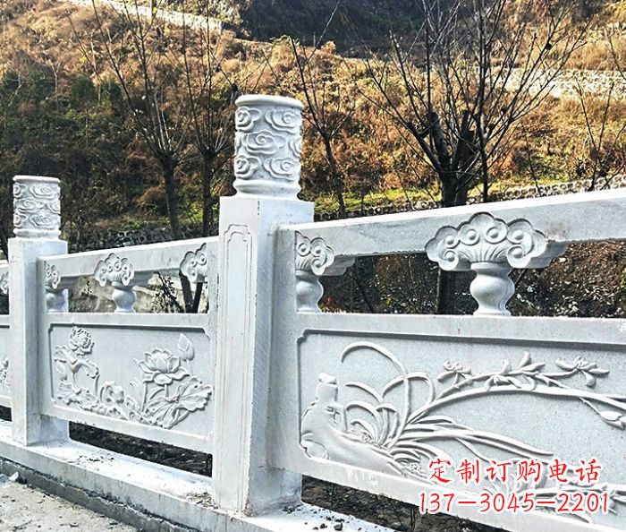 广东园林景观大理石栏板石雕 (7)