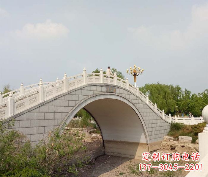 广东园林景观大理石桥栏板石雕 (6)