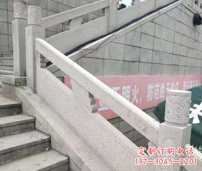 广东园林景观大理石桥栏板石雕_1 (2)