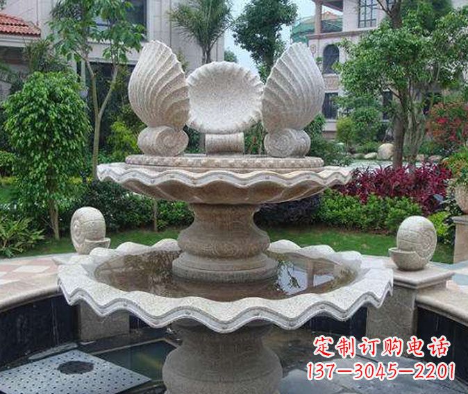 广东园林景观多层喷泉石雕
