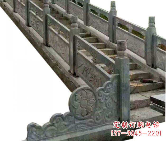广东园林景观仿古石雕栏板 (4)