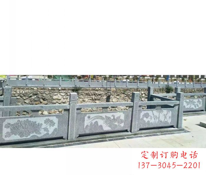 广东园林景观仿古石雕栏板 (5)