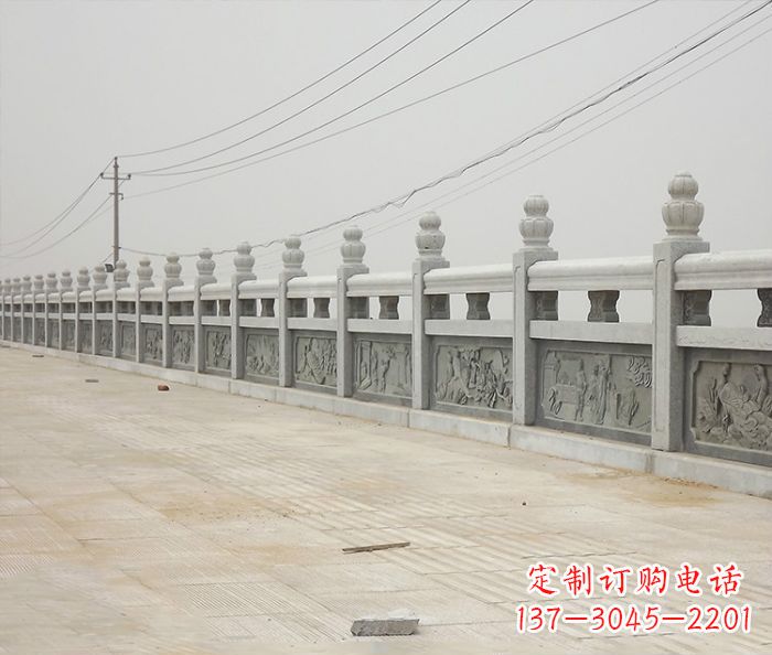 广东园林景观仿古石雕栏板_2