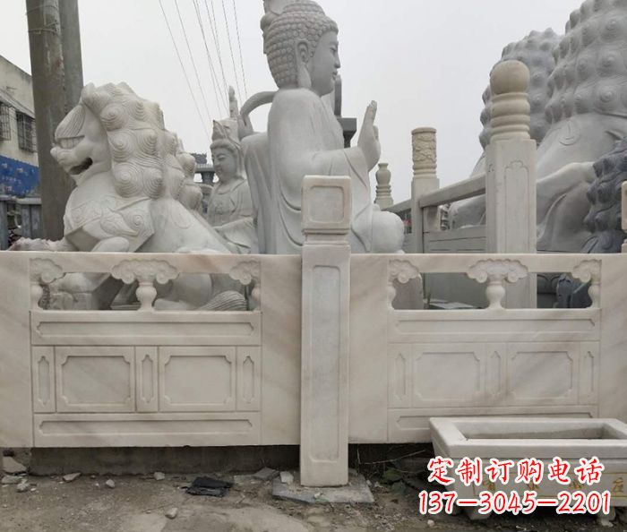 广东园林景观晚霞红石栏板