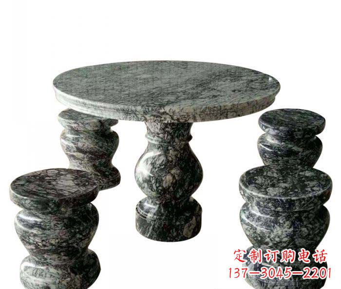 广东园林景观圆形石桌凳