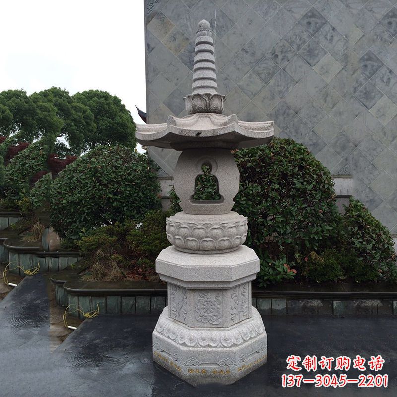 广东园林石雕灯笼