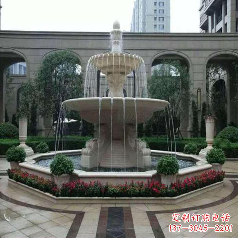 广东园林石雕喷泉雕塑